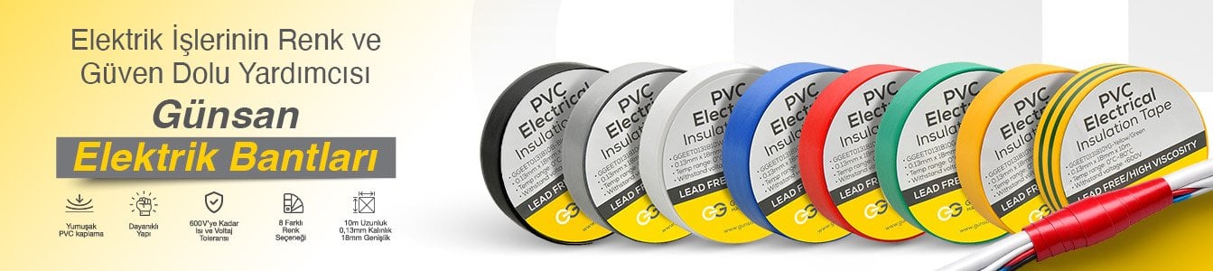Günsan Elektrik İzolasyon Bantları
