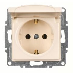 Günsan Visage Krem Kapaklı Topraklı Priz Mekanizma