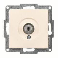 Günsan Visage Krem Tekli Uydu Prizi F Konnektörlü (Geçişli-Sonlu) Mekanizma