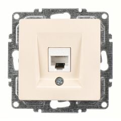 Günsan Visage Krem Tekli Data Prizi (RJ45 Cat6) Mekanizma