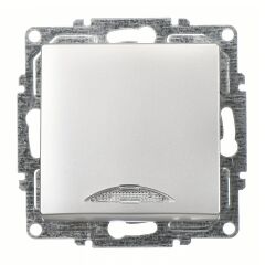 Günsan Visage Gümüş Işıklı Anahtar Mekanizma