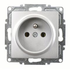 Günsan Visage Gümüş UPS Priz Mekanizma