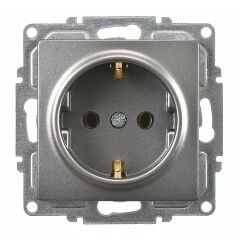 Günsan Visage Füme Topraklı Priz Mekanizma