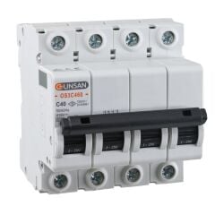 Günsan Valta Otomatik Sigorta 4 Kutup 6kA C Tip 40A