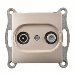 Günsan Visage Metalik Bej Uydu Prizi Sonlu (TV-Sat) Mekanizma