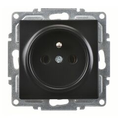 Günsan Visage Metalik Siyah UPS Priz Mekanizma