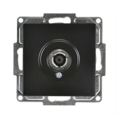 Günsan Visage Metalik Siyah TV Prizi (Geçişli-Sonlu) Mekanizma