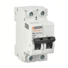 Günsan Valta Otomatik Sigorta 2 Kutup 6kA B Tip 25A