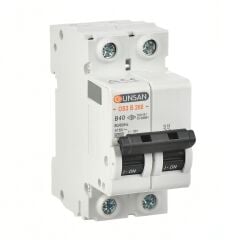 Günsan Valta Otomatik Sigorta 2 Kutup 6kA B Tip 40A