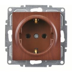 Günsan Visage Ceviz Topraklı Priz Mekanizma