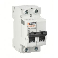 Günsan Valta Otomatik Sigorta 2 Kutup 6kA B Tip 50A