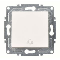 Günsan Eqona Fildişi Beyazı Zil Butonu Mekanizma