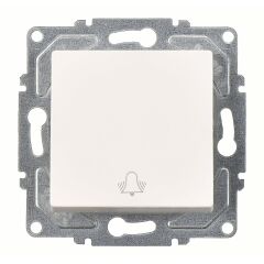 Günsan Eqona Fildişi Beyazı Zil Butonu Mekanizma