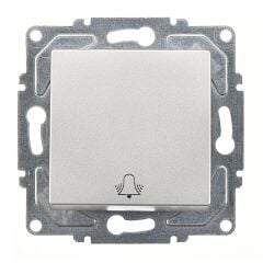 Günsan Eqona Gümüş Zil Butonu Mekanizma