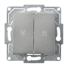 Günsan Eqona Füme Jaluzi Kumanda Anahtarı (İki Düğmeli) Mekanizma