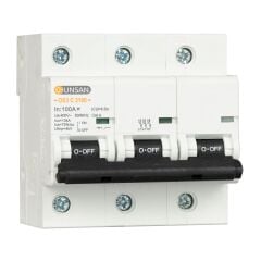 Günsan Valta Otomatik Sigorta 3 Kutup 10kA C Tip 100A