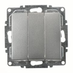 Günsan Visage Füme Üçlü Anahtar Mekanizma