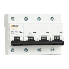 Günsan Valta Otomatik Sigorta 4 Kutup 10kA C Tip 100A