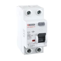 Günsan Valta Kaçak Akım Rölesi AC Tip 6kA 30mA 63A 1 Kutup + Nötr