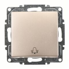 Günsan Visage Metalik Bej Zil Butonu Mekanizma