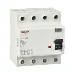 Günsan Valta Kaçak Akım Rölesi AC Tip 6kA 300mA 40A 3 Kutup + Nötr
