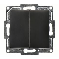 Günsan Visage Metalik Siyah Komütatör Mekanizma