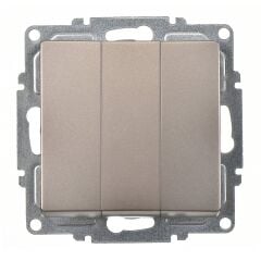 Günsan Visage Mocha Üçlü Anahtar Mekanizma