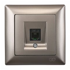 Günsan Visage Mocha Telefon Priz(Cat3)