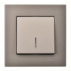 Günsan Eqona Mocha Işıklı Anahtar