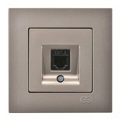 Günsan Eqona Mocha Telefon Priz(Cat3)