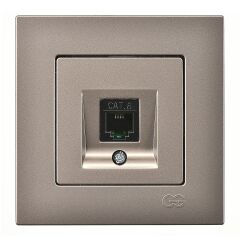 Günsan Eqona Mocha Tekli Data Priz(Cat6)