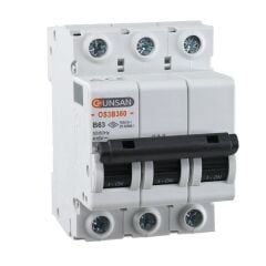 Günsan Valta Otomatik Sigorta 3 Kutup 6kA B Tip 63A