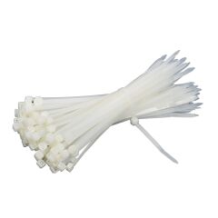 Günsan Beyaz 100'lü Kablo Bağı (10cm x 2.5mm)