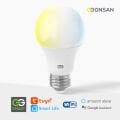 Günsan Akıllı Wifi LED Ampul Beyaz Işık Tuya ve Smart Life Uygulama Destekli (9W 2700K-6500K Ayarlanabilir)