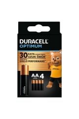 Optimum Alkalin AA Kalem Piller 4 Adet