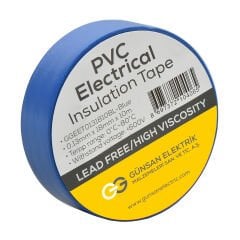 Günsan Mavi Elektrik İzolasyon Bandı 1 Adet (Tekli)