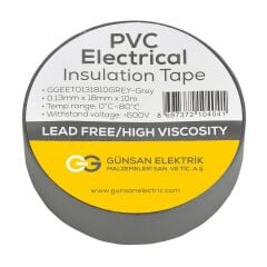 Günsan Gri Elektrik İzolasyon Bandı