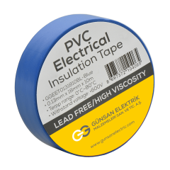 Günsan Mavi Elektrik İzolasyon Bandı 1 Adet Tekli