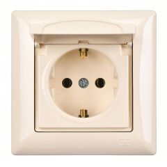 Günsan Visage Krem Kapaklı Topraklı Priz