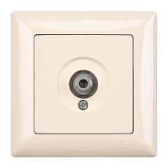 Günsan Visage Krem Tekli Uydu Prizi F Konnektörlü (Geçişli-Sonlu)