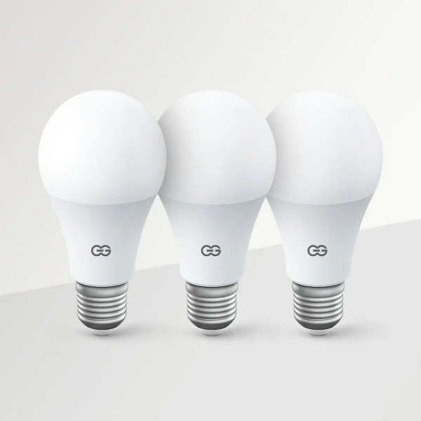 Günsan 3'lü LED Ampul 5W Sarı Işık E27 (3000K 425 Lümen 3 Adet)