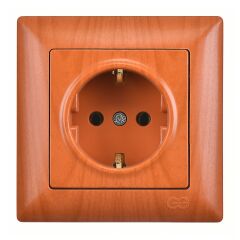 Günsan Visage Meşe Topraklı Priz