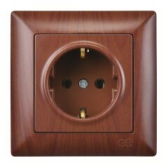 Günsan Visage Ceviz Topraklı Priz