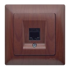 Günsan Visage Ceviz Tekli Data Prizi (RJ45 Cat5)