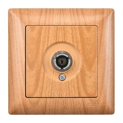 Günsan Visage Akçaağaç TV Prizi (Geçişli-Sonlu)