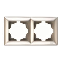 Günsan Visage Metalik Bej İkili Çerçeve