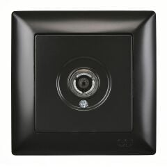 Günsan Visage Metalik Siyah TV Prizi (Geçişli-Sonlu)