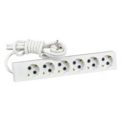 Günsan Altılı Çocuk Korumalı Topraklı Grup Priz 2 Metre