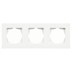 Günsan Eqona Beyaz Üçlü Çerçeve