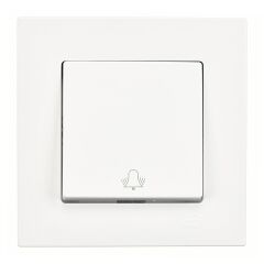 Günsan Eqona Beyaz Zil Butonu